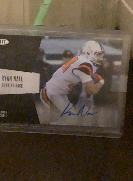2018 Sage Hit Premier Draft #A-35 Ryan Nall — front