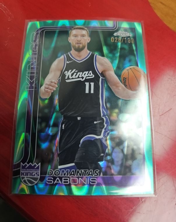 2025-26 Topps Chrome #229 Domantas Sabonis — front