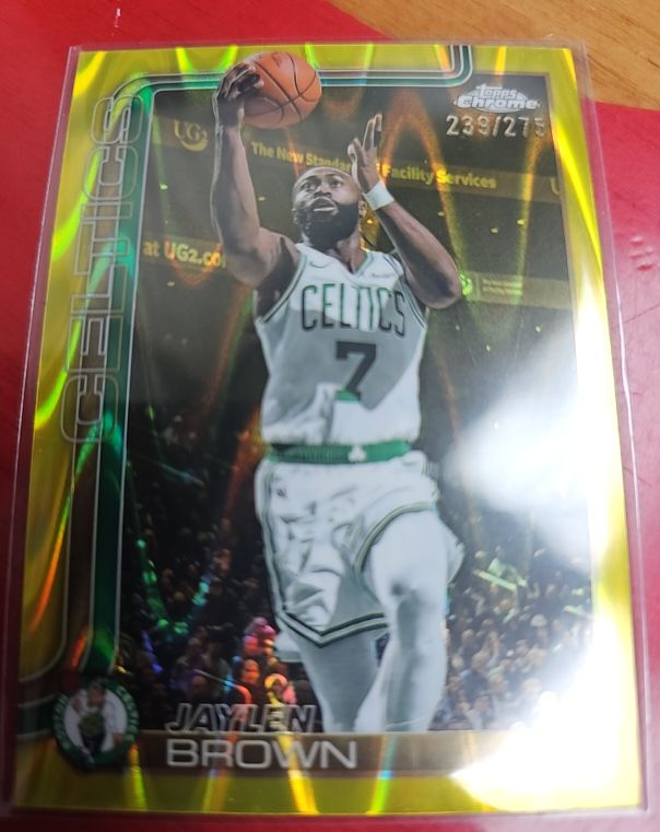2025-26 Topps Chrome #51 Jaylen Brown — front