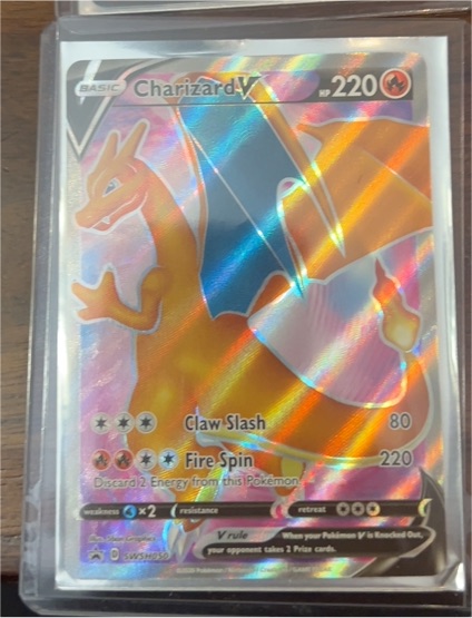 2020 Pokémon SWSH Champion's Path #SWSH050 Charizard V — front