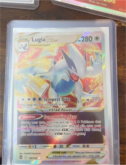 2022 Pokémon TCG Lugia VSTAR 139/195 Silver Tempest — front