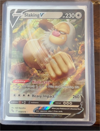 2022 Pokémon GO #058 Slaking V — front