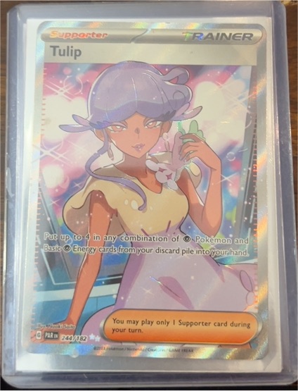2023 Pokémon SV04: Paradox Rift #244 Tulip — front
