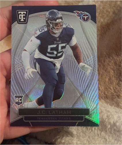 2024 Panini Totally Certified #126 J.C. Latham — front