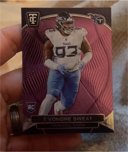2024 Panini Totally Certified #172 T'Vondre Sweat — front