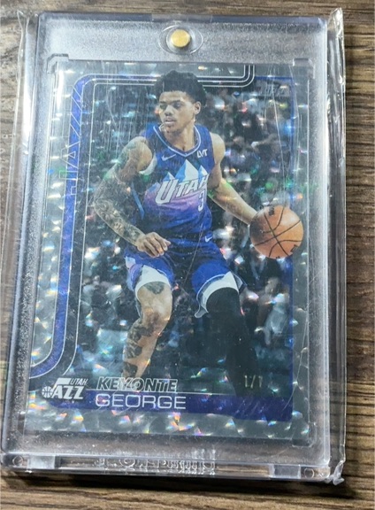 2025-26 Topps Basketball #1/1 Keonte George — front