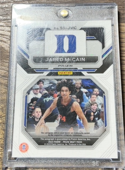 2023 Panini Prizm Draft Picks #SS-JMC Jared McCain — front