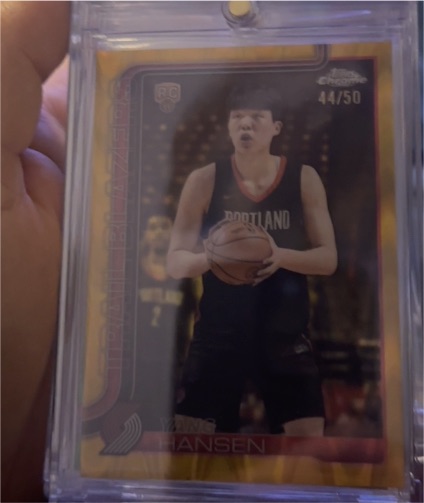 2025-26 Topps Chrome #266 Yang Hansen — front