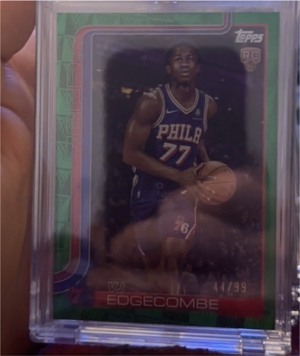 2025-26 Topps #203 VJ Edgecombe — front