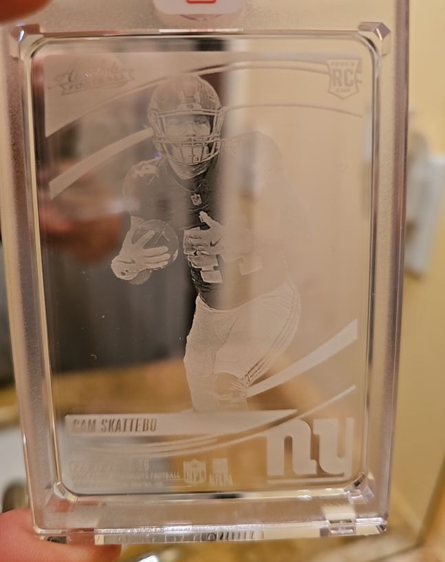 2025 Panini Absolute Glass #13 Sam Skattebo — front