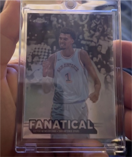 2025-26 Topps Chrome #FAN-1 Victor Wembanyama — front