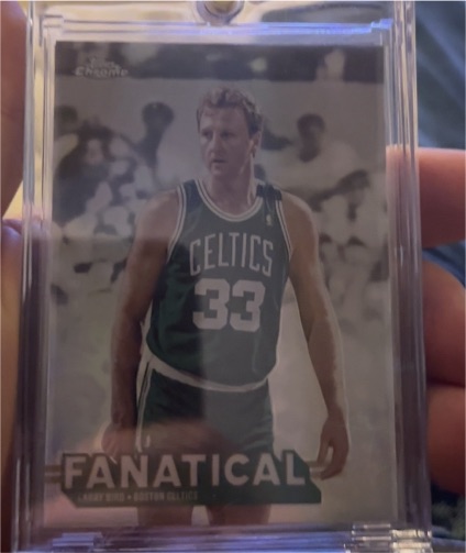 2025-26 Topps Chrome #FAN-17 Larry Bird Fanatical — front