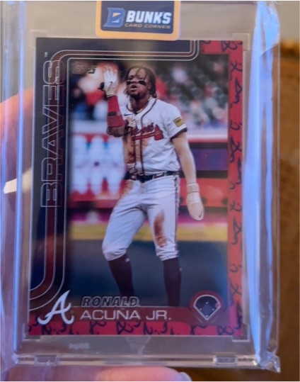 2025 Topps Chrome #257 Ronald Acuña Jr. — front
