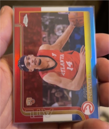 2025-26 Topps Chrome #273 Asa Newell — front