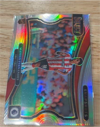 2024-25 Panini Select Premier League Snapshots #18 Matheus Fernandes — front