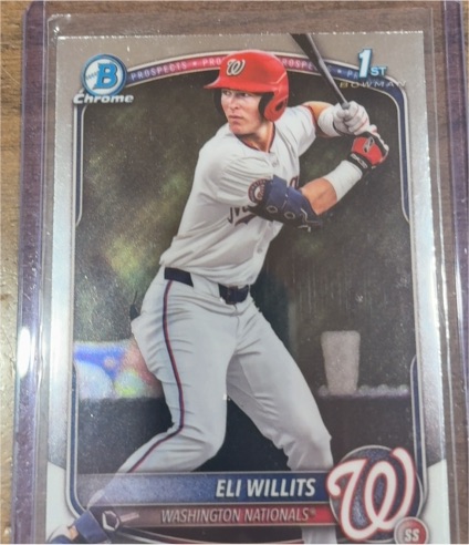 2025 Bowman Draft Chrome #BDC-1 Eli Willits — front