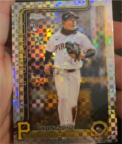 2025 Topps Chrome Update #USC74 Tsung-Che Cheng — front