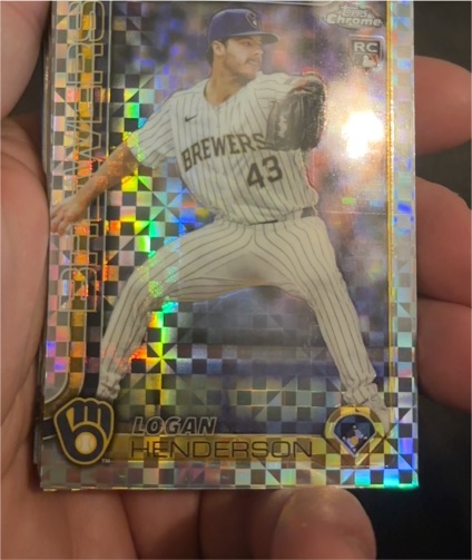 2025 Topps Chrome Update #USC65 Logan Henderson — front