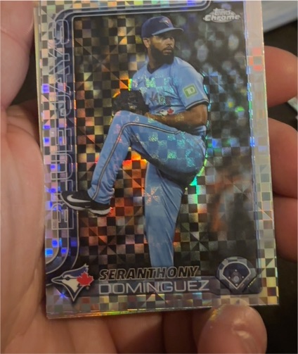 2025 Topps Chrome Update #USC100 Seranthony Domínguez — front