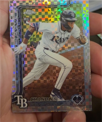 2025 Topps Chrome Update #USC179 Chandler Simpson — front