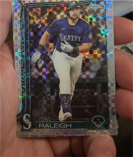 2025 Topps Chrome Update #USC45 Cal Raleigh — front