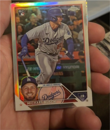 2023 Topps Chrome Update #USC204 Michael Busch — front