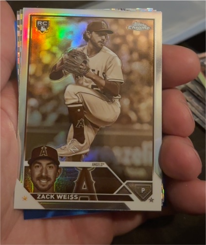 2023 Topps Chrome #P Zack Weiss — front