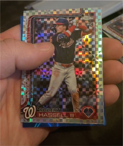 2025 Topps Chrome Update #USC154 Robert Hassell III — front