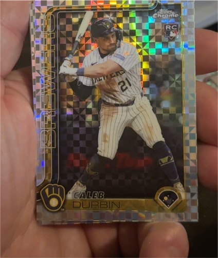 2025 Topps Chrome #USC194 Caleb Durbin — front