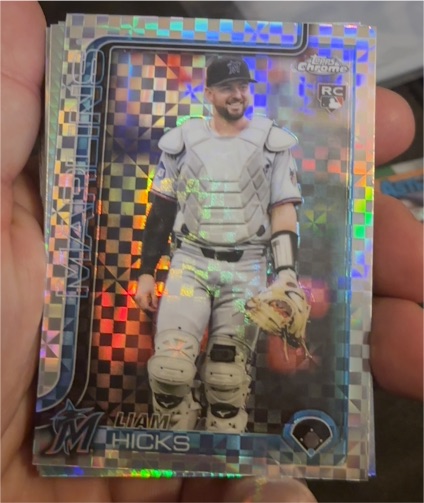 2025 Topps Chrome Update #USC86 Liam Hicks — front