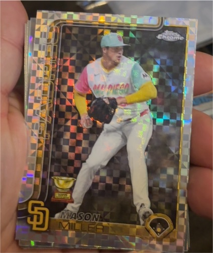 2025 Topps Chrome Update #USC195 Mason Miller — front