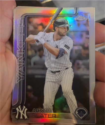 2025 Topps Chrome Update #USC137 Austin Slater — front