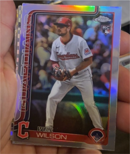 2025 Topps Chrome Update #USC187 Will Wilson — front