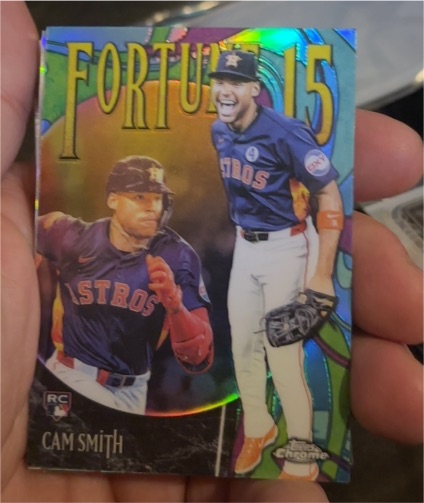 2025 Topps Chrome Update #F15-25 Cam Smith — front
