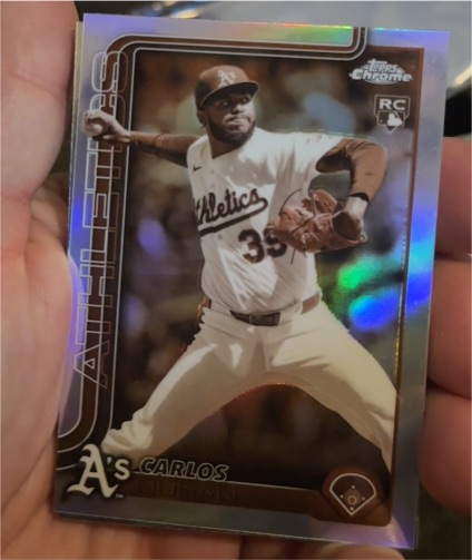 2025 Topps Chrome Update #USC84 Carlos Duran — front