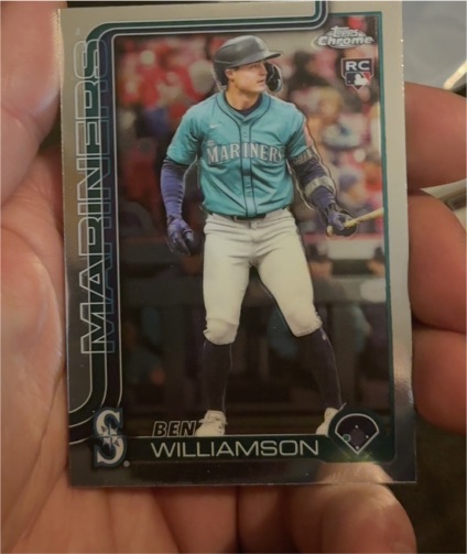 2025 Topps Chrome Update #USC168 Ben Williamson — front