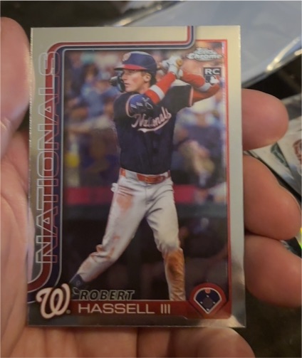 2025 Topps Chrome Update #USC154 Robert Hassell III — front