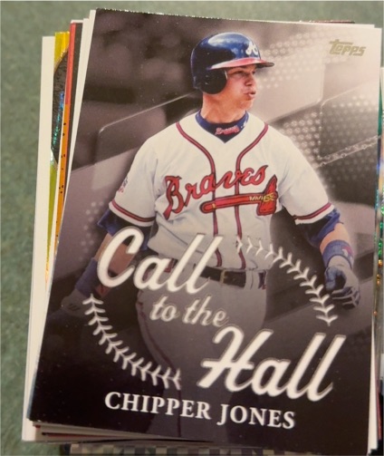 2025 Topps #CTH-2 Chipper Jones Call to the Hall — front