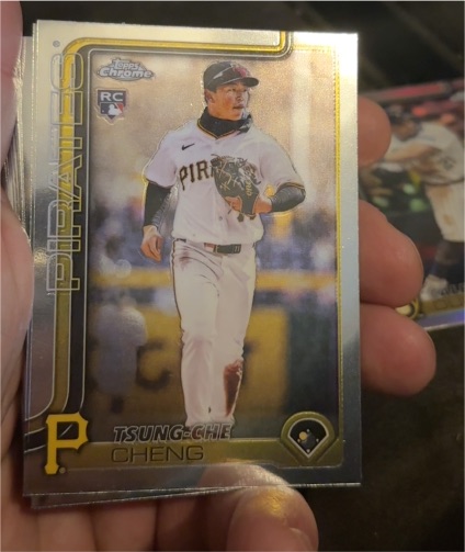 2025 Topps Chrome Update #USC74 Tsung-Che Cheng — front