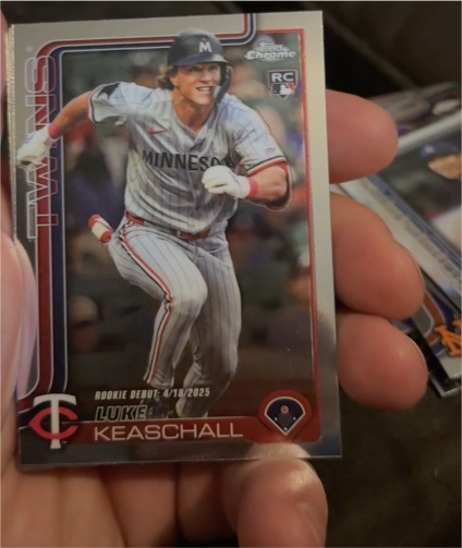 2025 Topps Chrome Update #USC134 Luke Keaschall — front