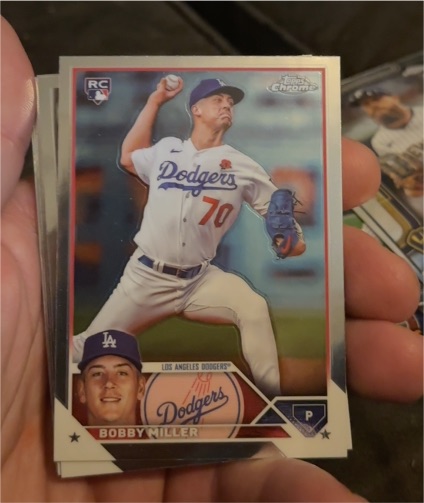 2023 Topps Chrome Update #USC192 Bobby Miller — front