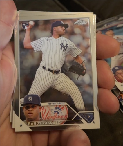 2023 Topps Chrome Update #USC71 Randy Vasquez Rookie Card — front