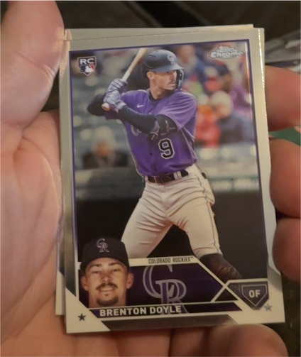 2023 Topps Chrome Update #USC172 Brenton Doyle — front