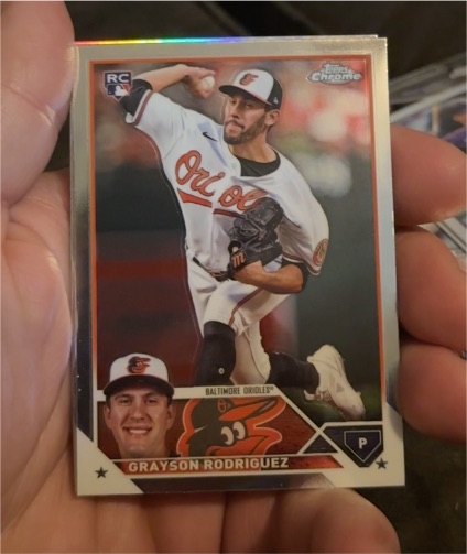 2023 Topps Chrome Update #USC98 Grayson Rodriguez — front