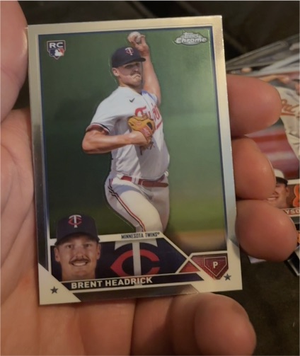 2023 Topps Chrome Update #US54 Brent Headrick — front