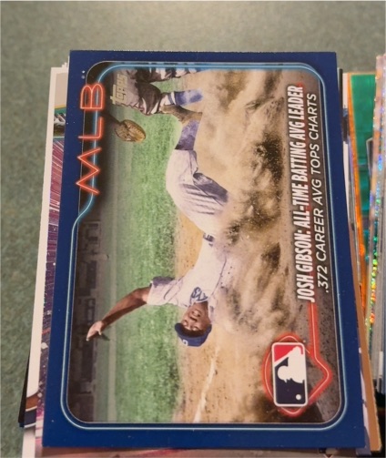 2024 Topps Update #US191 Josh Gibson — front