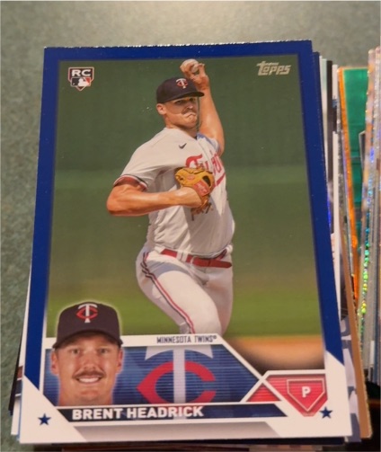2023 Topps Update #US54 Brent Headrick — front