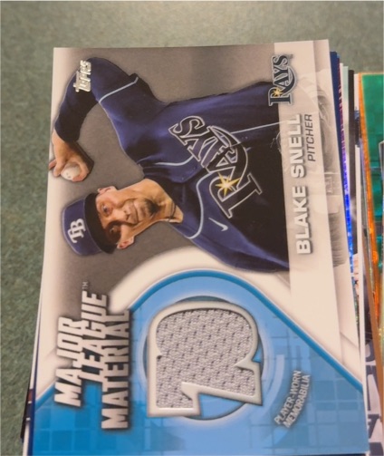 2021 Topps Series 1 Major League Materials #MLM-BS Blake Snell — front