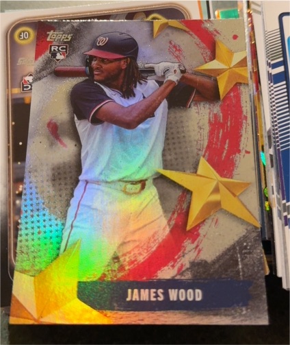 2025 Topps Series 1 Stars of MLB #SMLB-18 James Wood — front