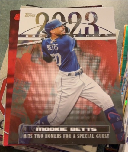 2024 Topps Series 1 2023 Greatest Hits #23GH-16 Mookie Betts — front